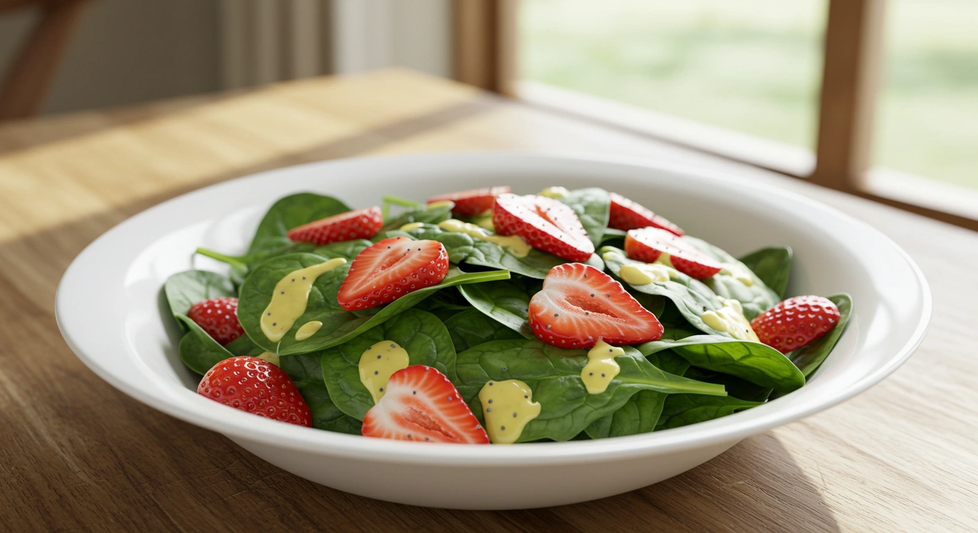 Strawberry Poppy Seed Spinach Salad - tertiary view